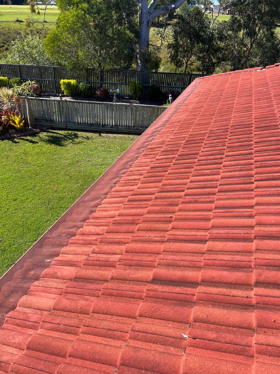 After: Gutter cleaning