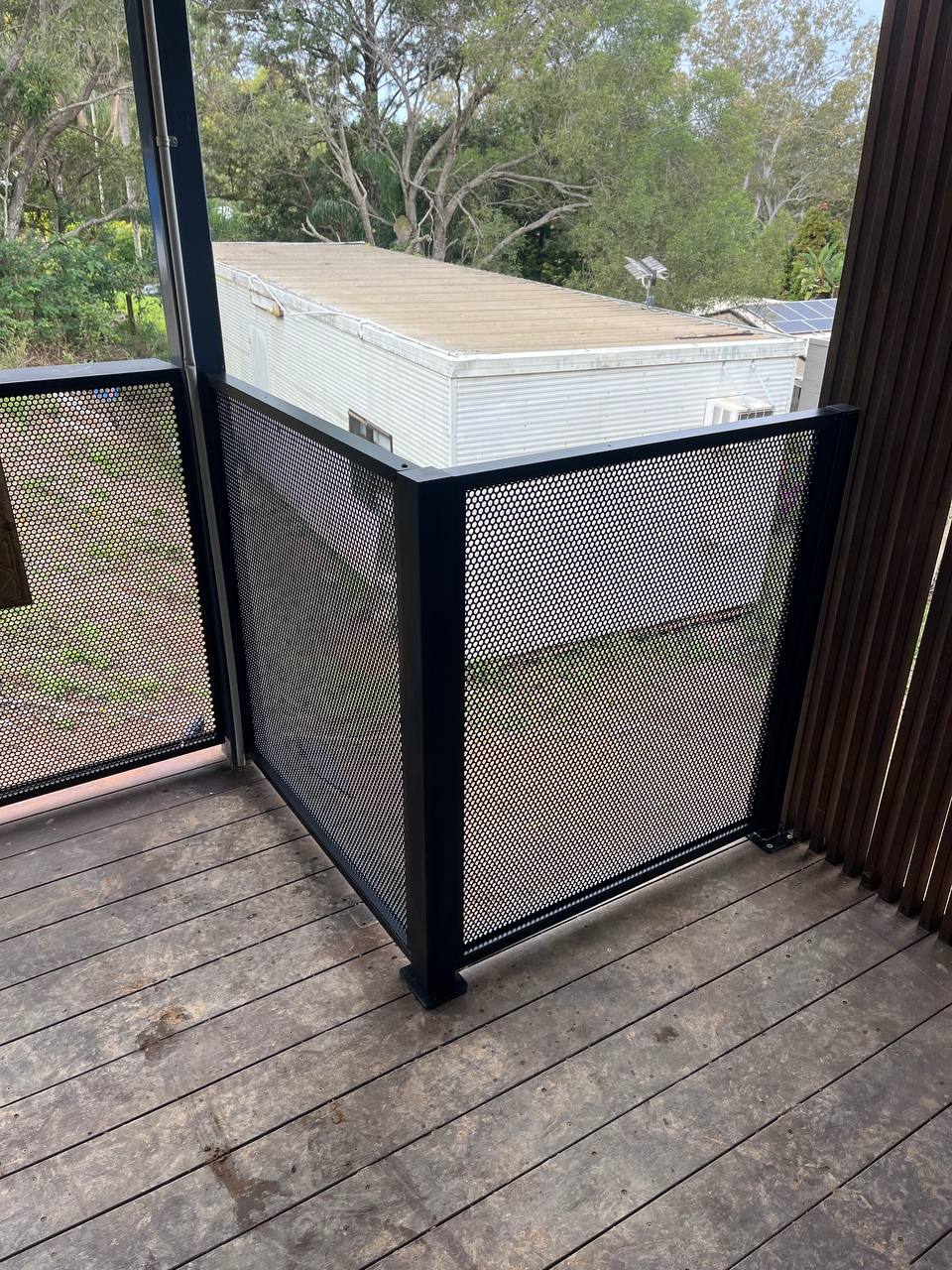 After: New insert fence