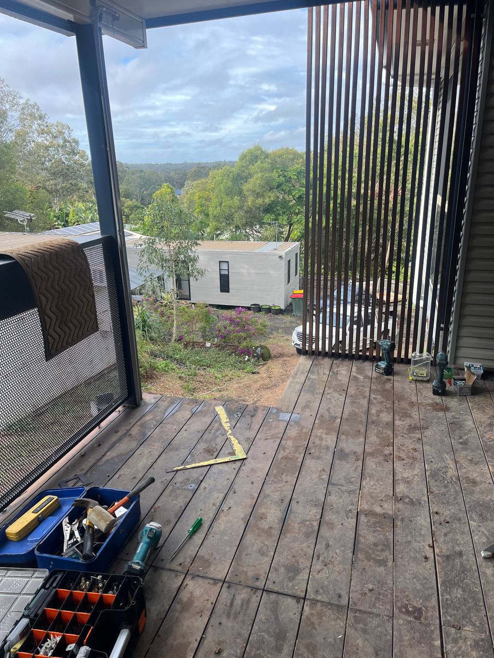 Before: New insert fence