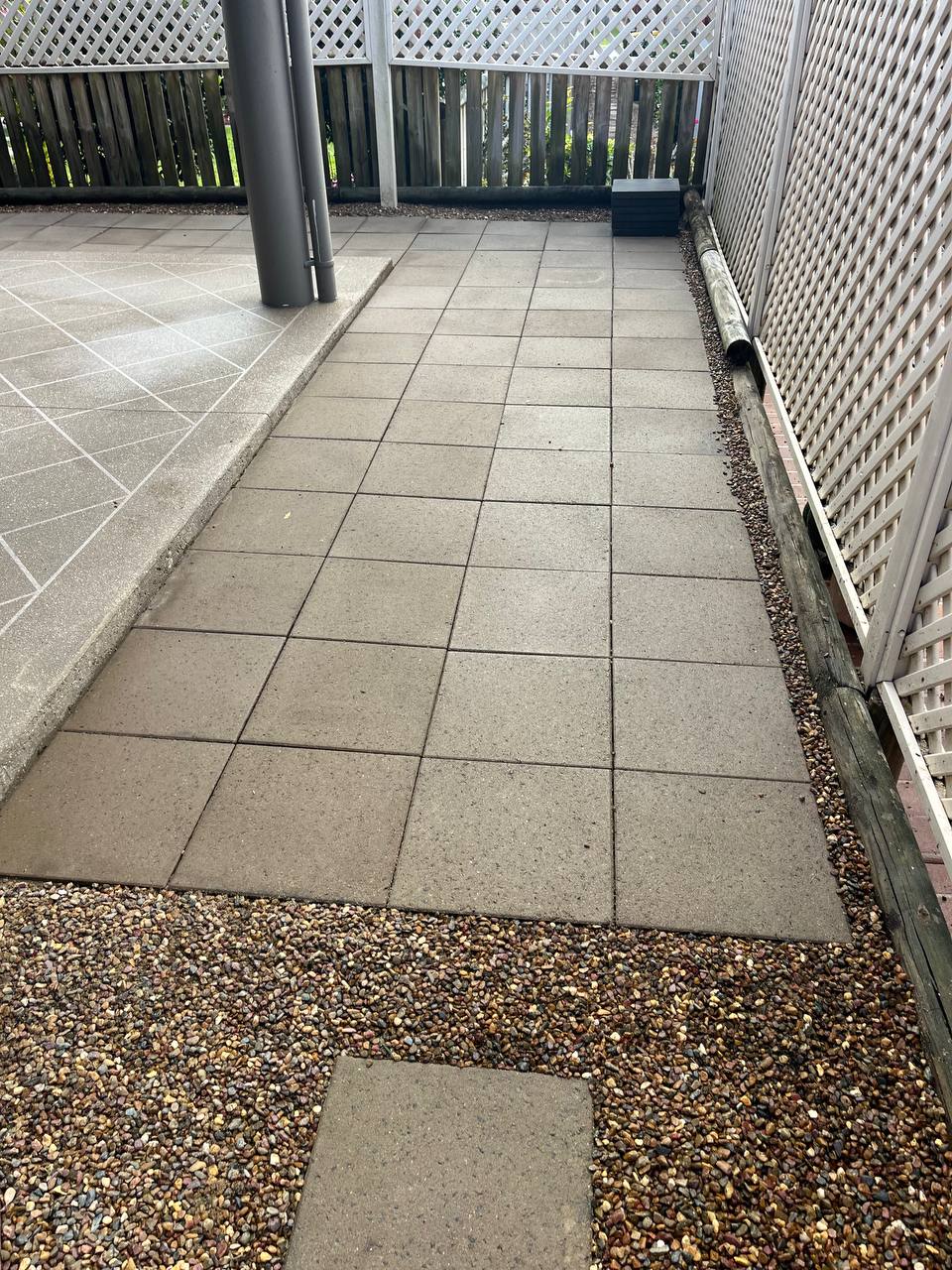 After: Pressure wash.