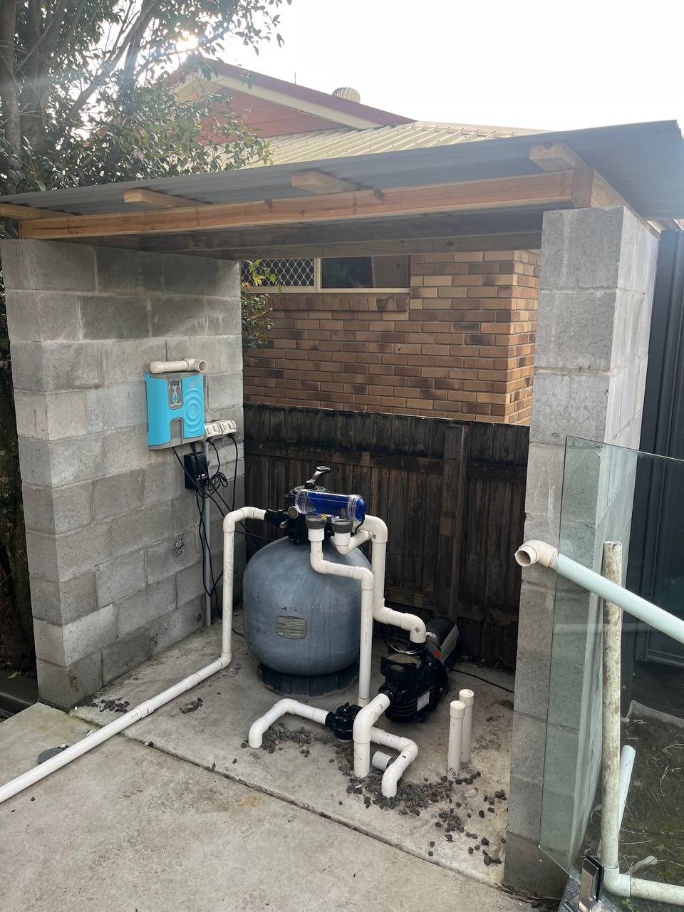 Before: A little Colourbond fence